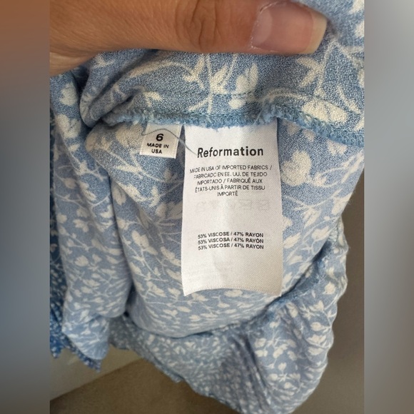 Reformation Mica Dress Size 6 - Picture 6 of 6